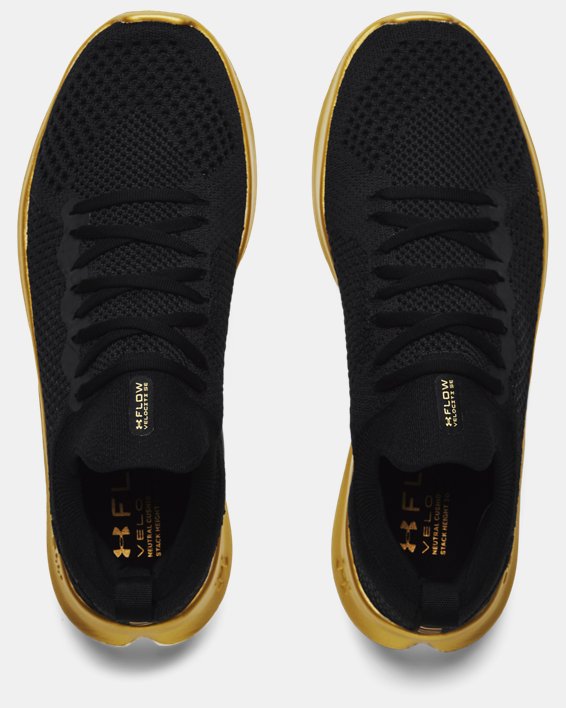 Men's UA Flow Velociti SE Metallic Running Shoes, Black, pdpMainDesktop image number 2